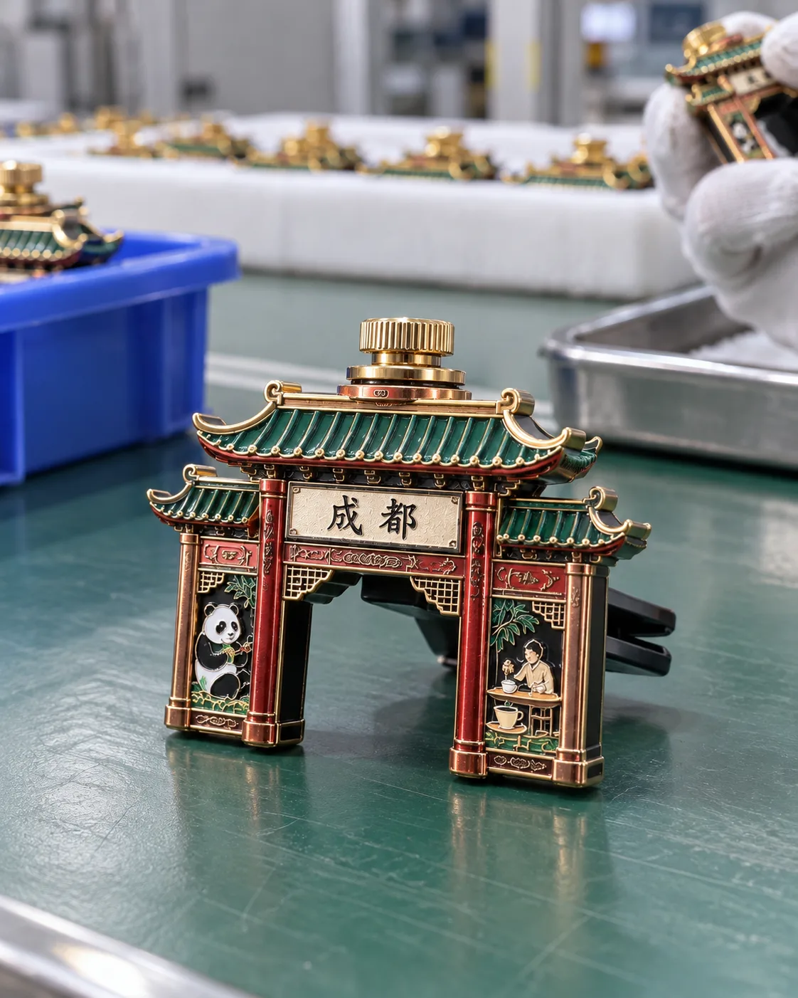 成都城门车载香薰定制案例|旋钮调香与硅胶风口夹包装外观