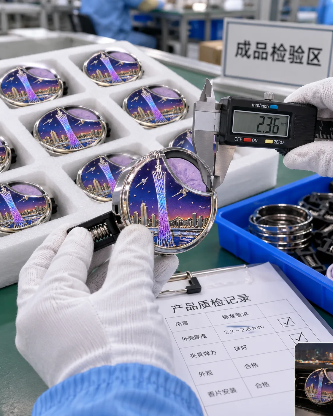 广州塔车载香薰定制案例|三档旋转开合包装打开