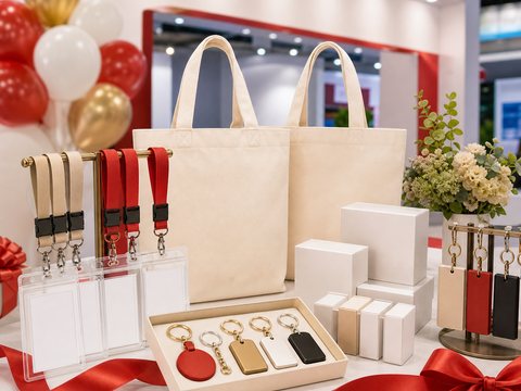 展会开业促销礼品场景图